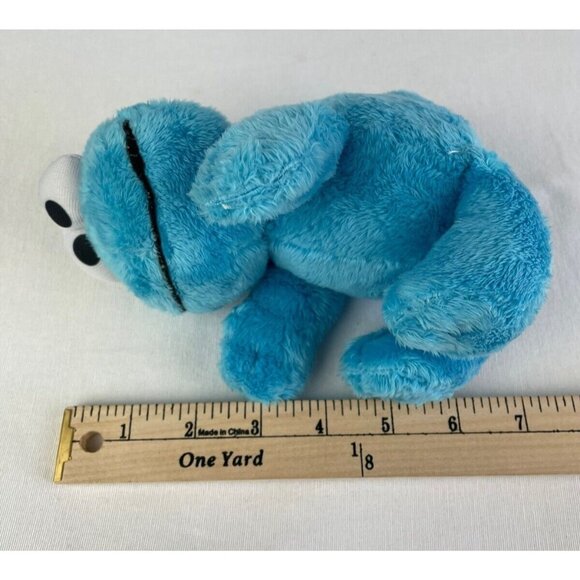 Sesame Workshop 2019 Cookie Monster Plush Toy 7" Blue Soft Stuffed Animal Kids - Picture 8 of 8
